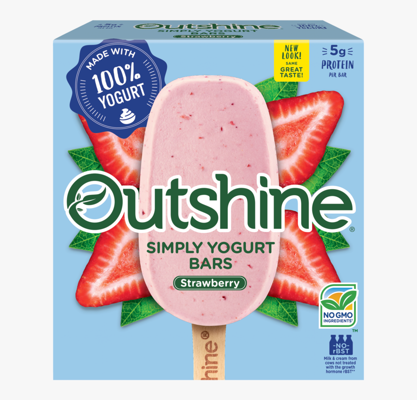 Image - Outshine Strawberry Yogurt Bars, HD Png Download