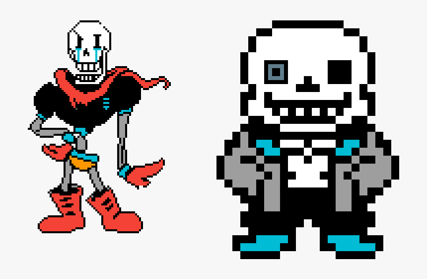 My Own Sans And Papyrus From Hardertale - Sans Overworld Sprite Png, Transparent Png