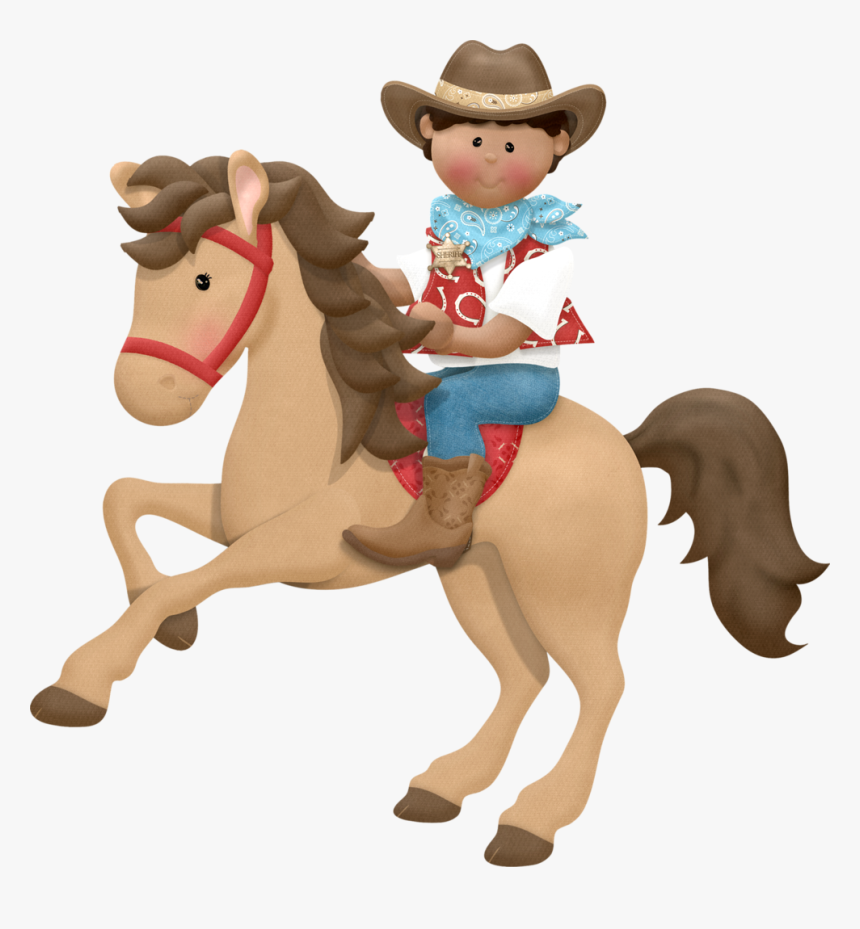 Cowgirl Horse Clipart, HD Png Download