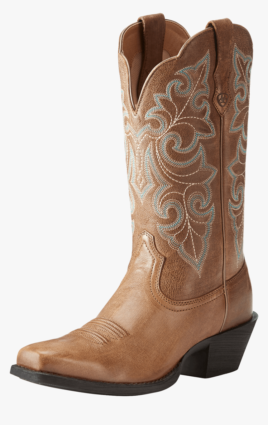 Ariat Women S Square Toe Round Up Cowgirl Boot - Ariat Womens Cowboy Boots, HD Png Download