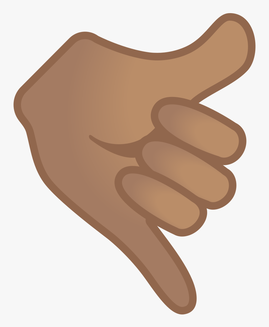 Call Me Hand Medium Skin Tone Icon - Call Me Emoji Png, Transparent Png