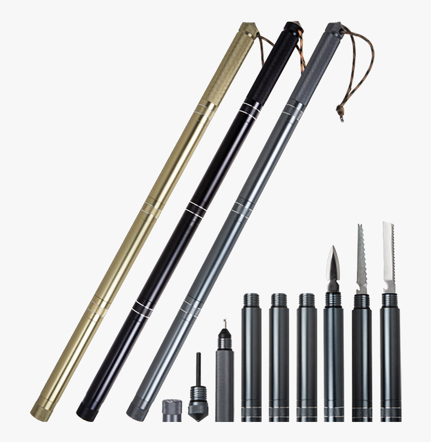 Transparent Crowbar Png - Manganello Telescopico A Molla, Png Download