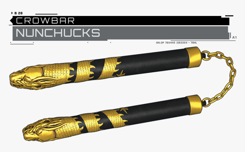 Replaces Crowbar With A Twin Dragons - Umbrella, HD Png Download