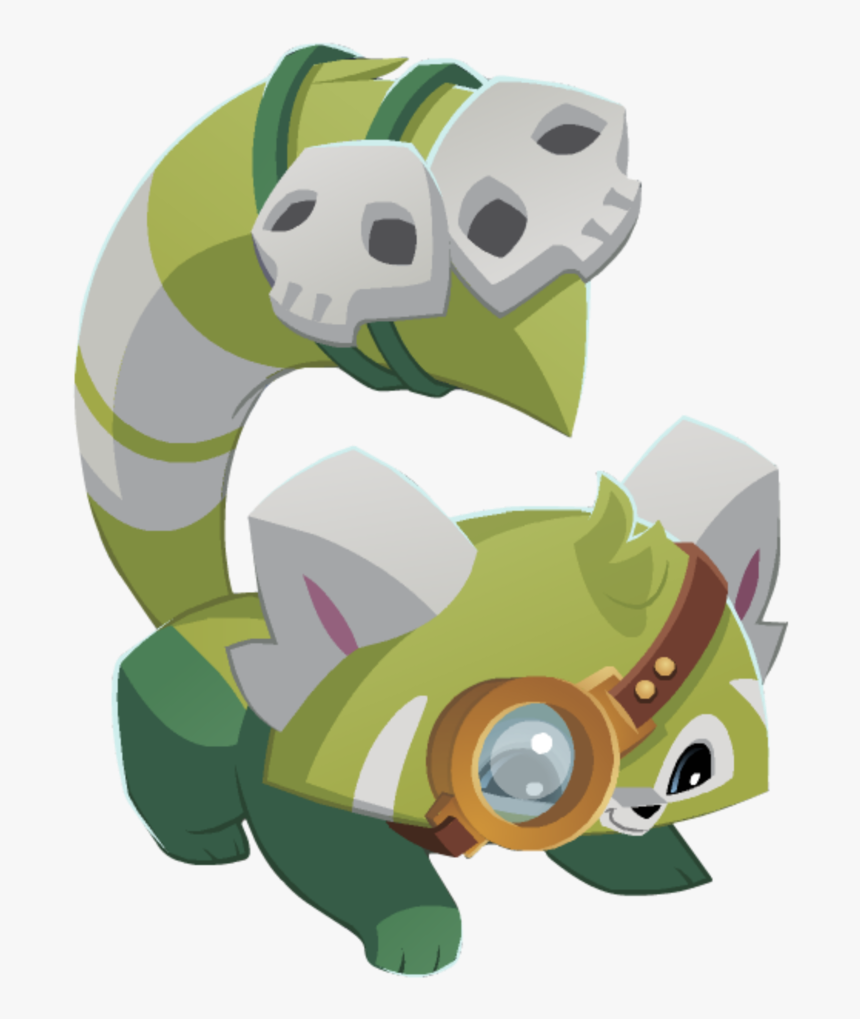 Green Red Panda, HD Png Download