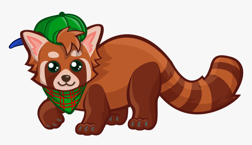 Free Cute Red Panda Clip Art Cute Cartoon Red Panda Hd Png Download Transparent Png Image Pngitem