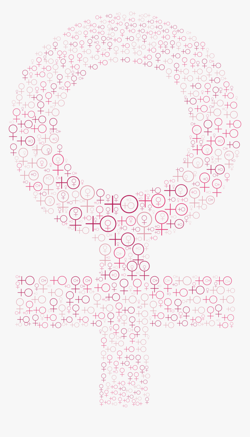 This Free Icons Png Design Of Female Symbol Fractal - Circle, Transparent Png
