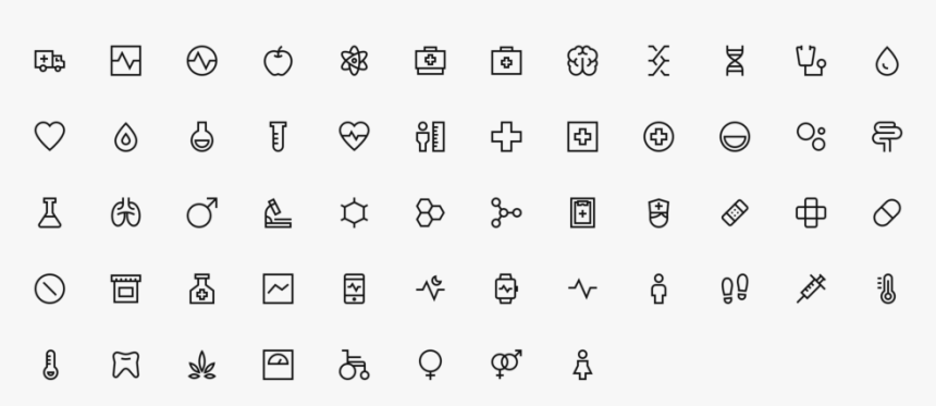 Outline Icons, HD Png Download