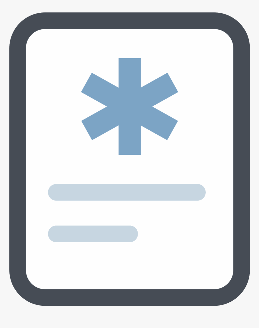 Medical Clip History - Medical History Icon Png, Transparent Png