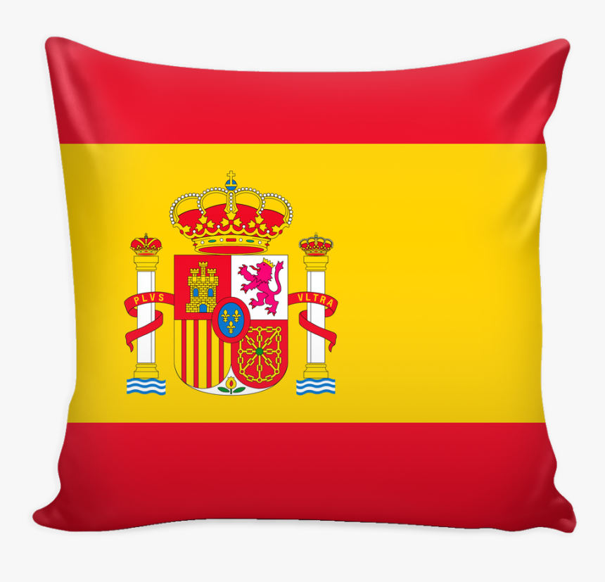 Spanish Flag Decorative Pillow Case - Spain And Colombia Flag, HD Png Download