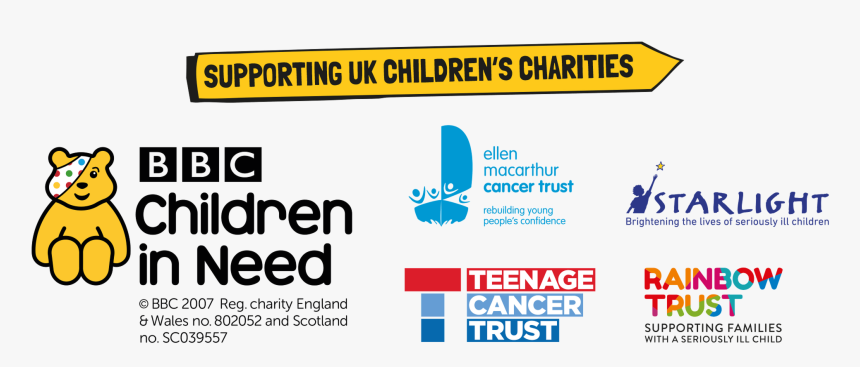 Charity Logos Footer - Children In Need 2010, HD Png Download