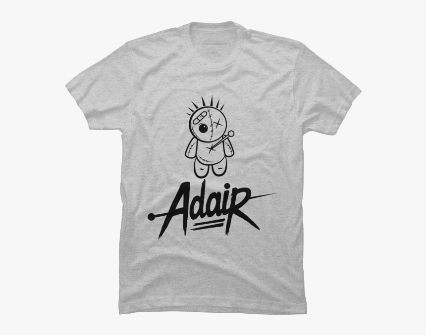 Adair Voodoo Doll And Font Logo - Arabic T Shirt, HD Png Download