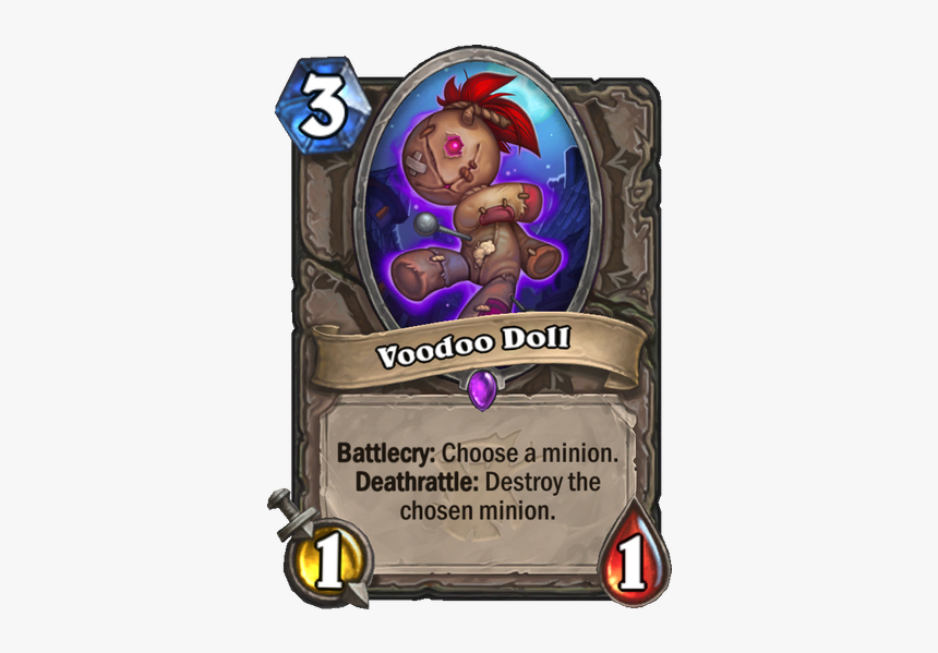 Voodoo Doll - 3 1 Charge Hearthstone, HD Png Download