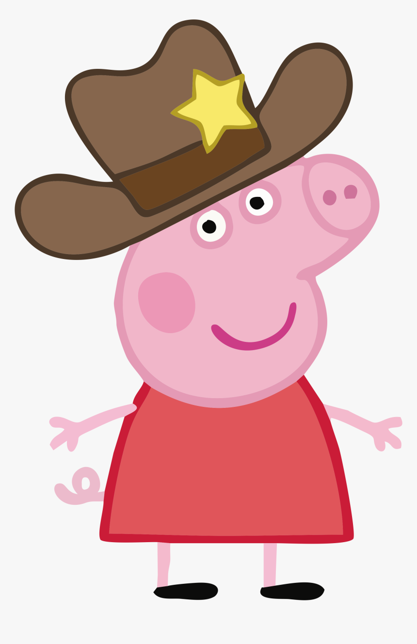 Peppapig001 By Convitex - Peppa Pig Cowboy Hat, HD Png Download