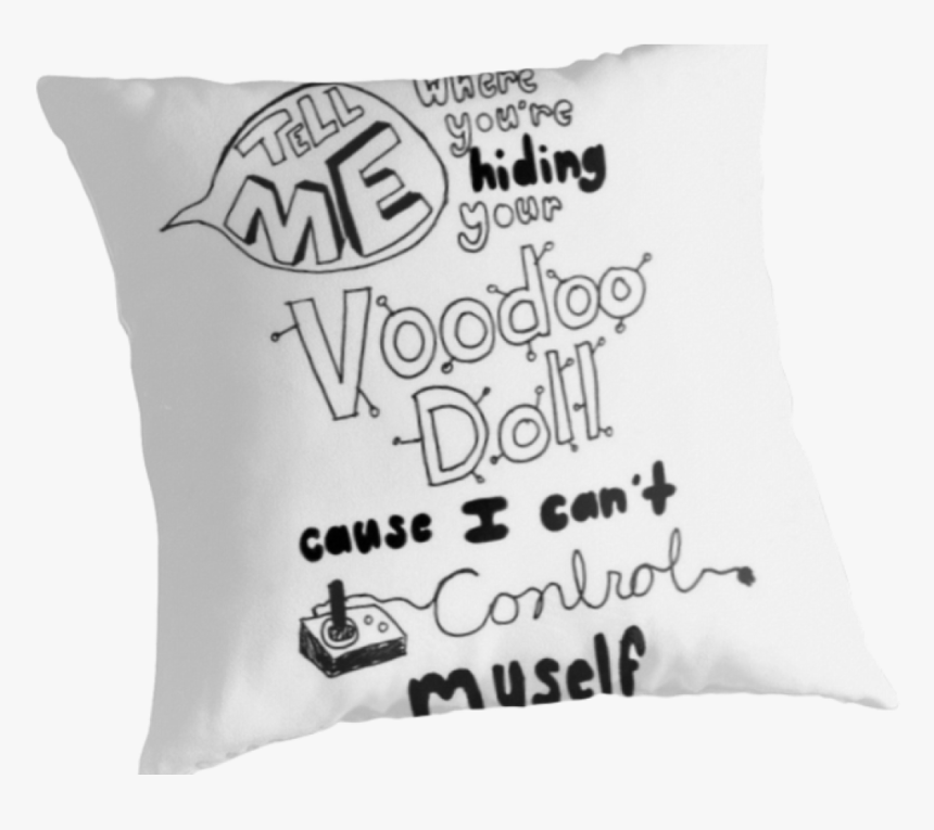 5sos Voodoo Doll Drawing - Cushion, HD Png Download