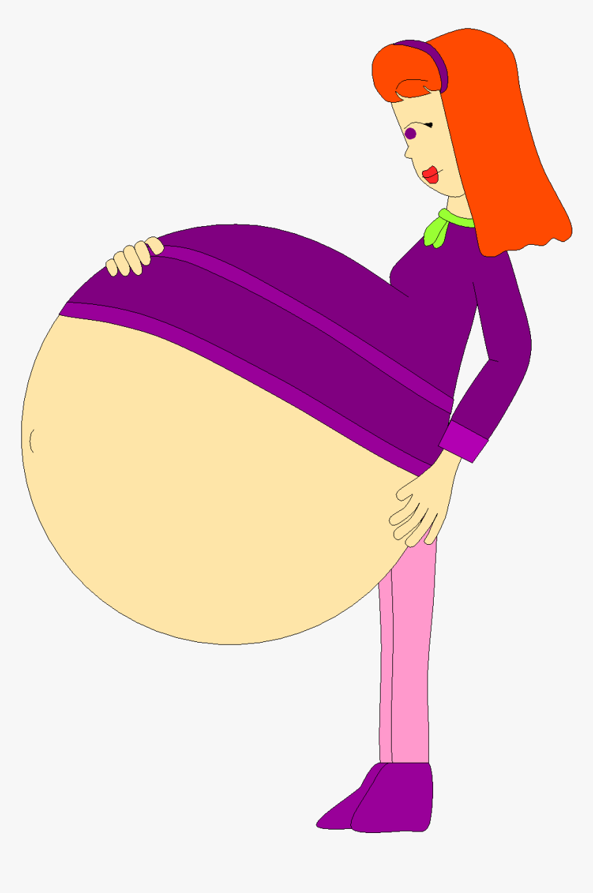 Pregnant Vector Umbrella Silhouette Clip Art Free - Pregnant Belly Pregnant Clip Art, HD Png Download