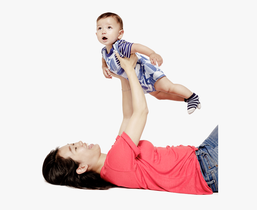 Mommy Plus Baby - Jumping, HD Png Download