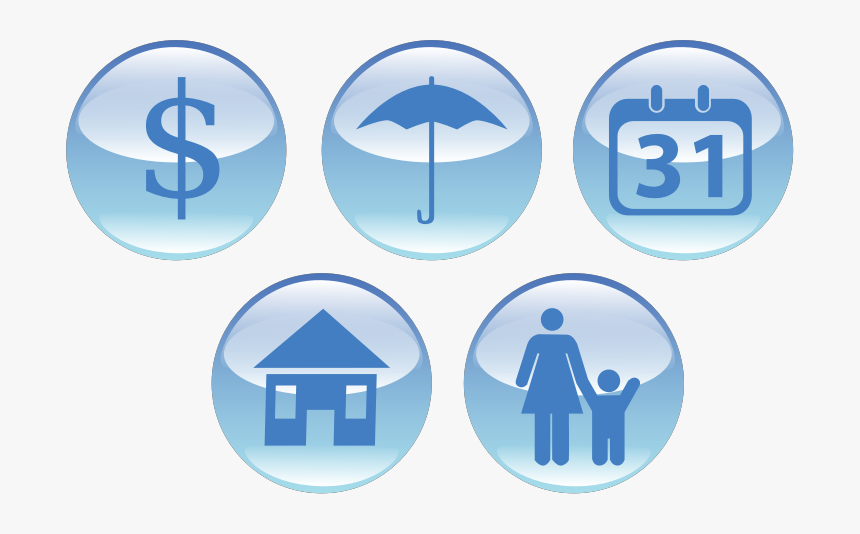Events Icons - Iconos Png Azul Con Fondo Blanco, Transparent Png