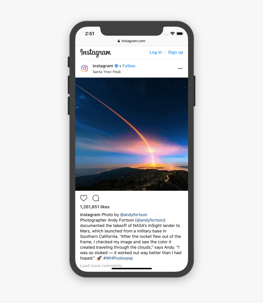 Progresssive Web App Example - Instagram Pwa, HD Png Download