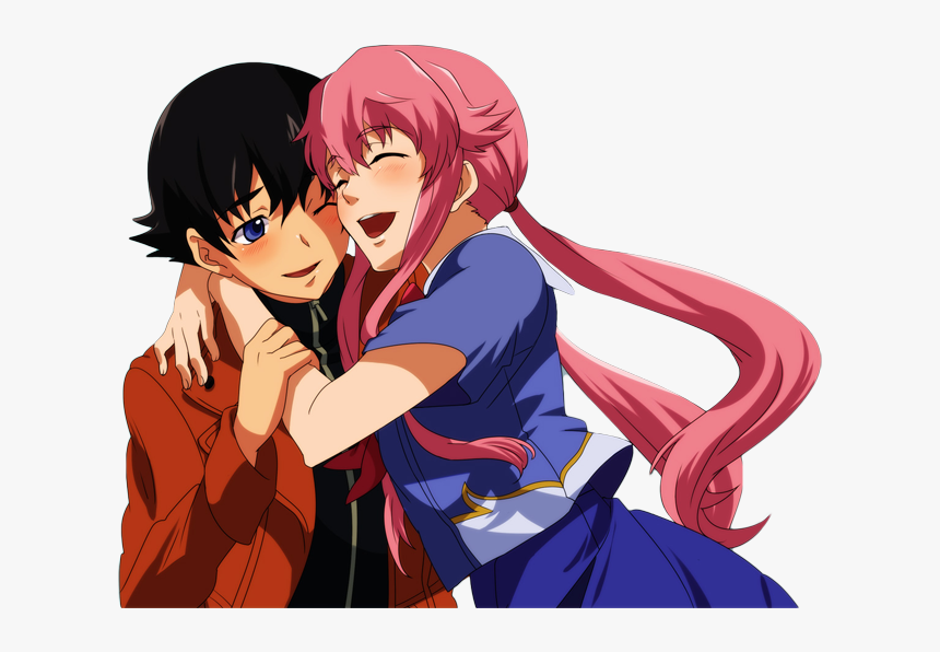 Mirai Nikki Yuno And Yuki, HD Png Download