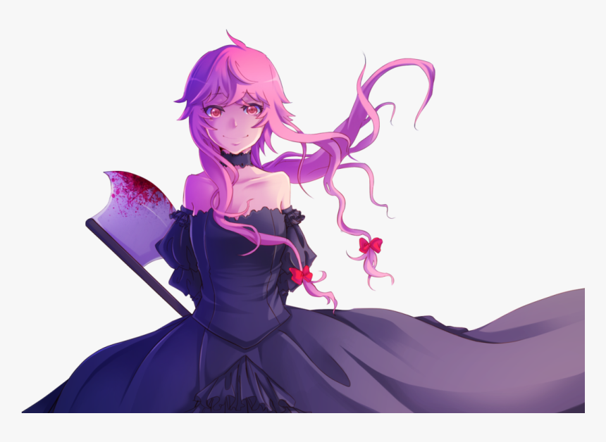 #yuno #yuno Gasai #yuno Gasai #yunogasai #future Diary, HD Png Download