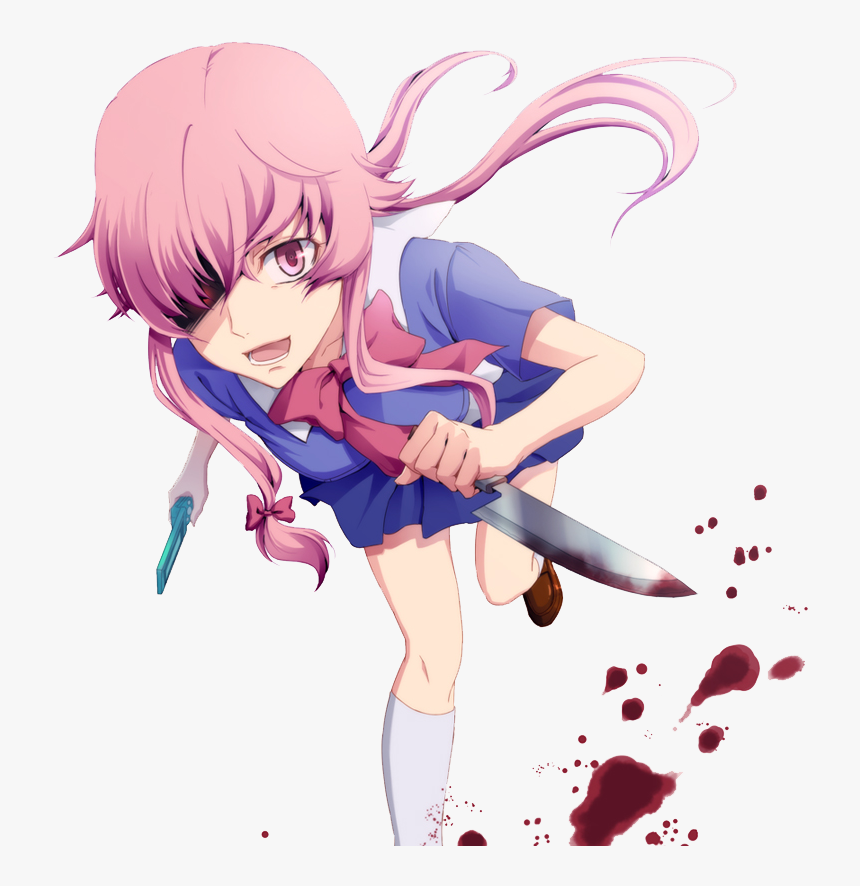 Yuno Gasai Png Transparent, Png Download