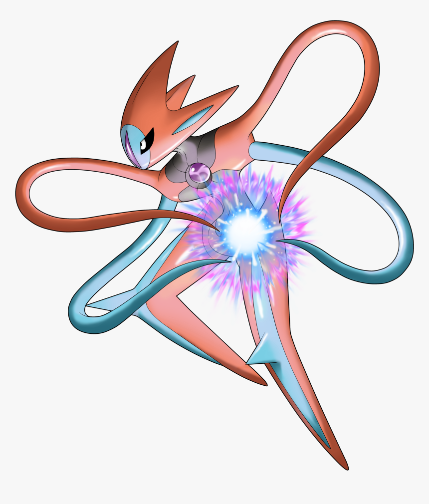 Deoxys Attack Form Fanart, HD Png Download