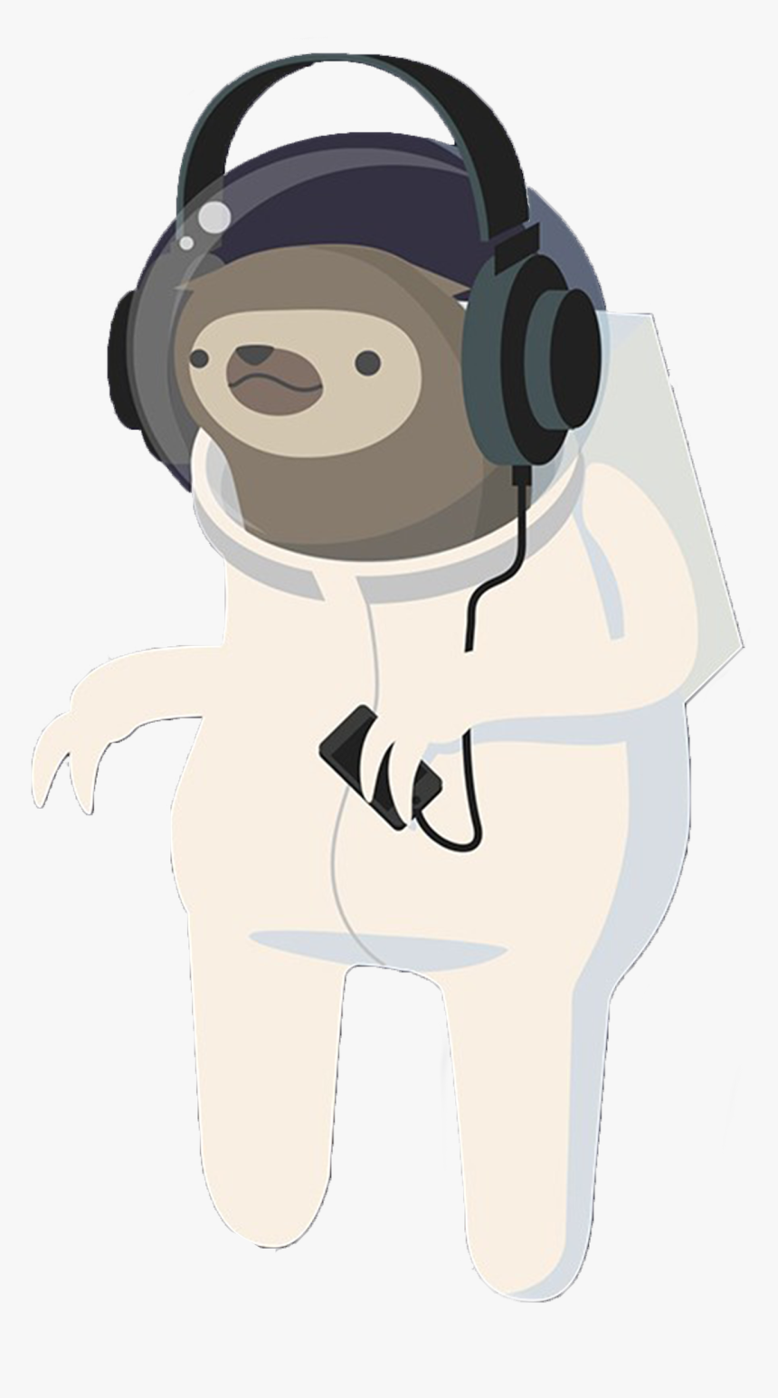 Sloth Astronaut Png, Transparent Png