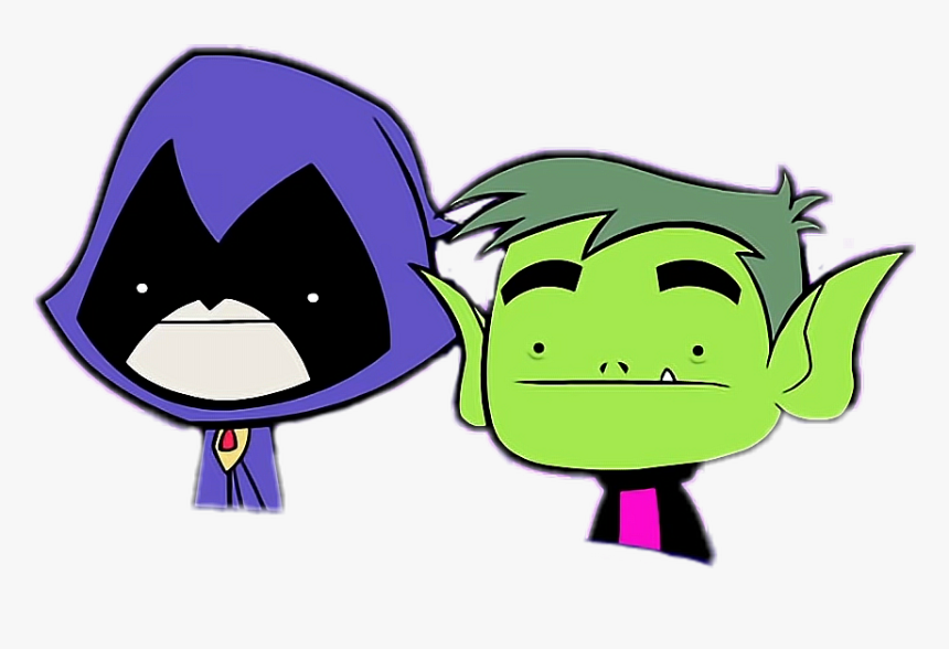 #teentitans #beastboy #raven - Cartoon, HD Png Download