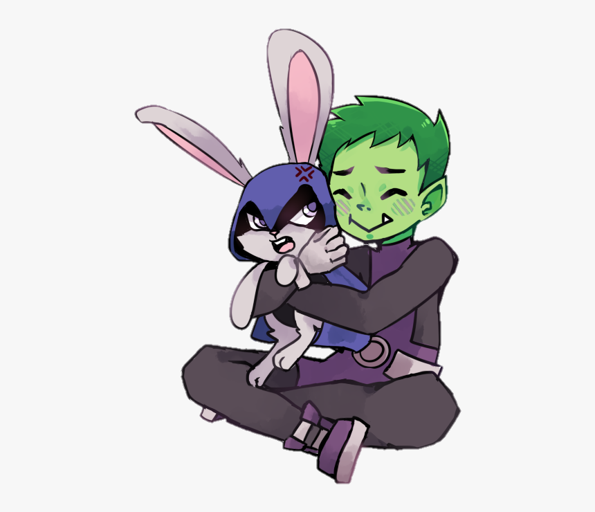 Teen Titans Beastboy And Raven, HD Png Download