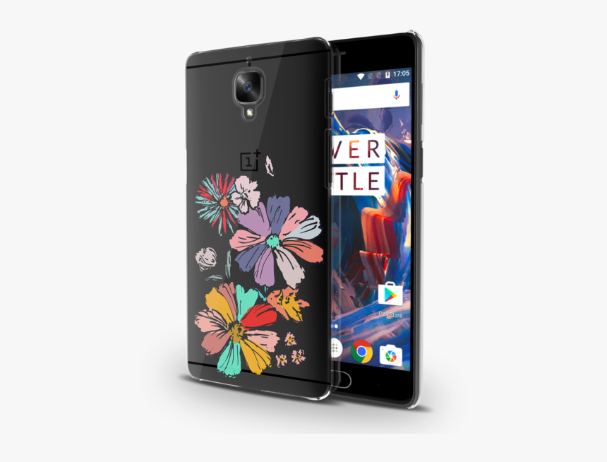 Pastel Flowers Clear Case For Oneplus 3/3t - One Plus St, HD Png Download