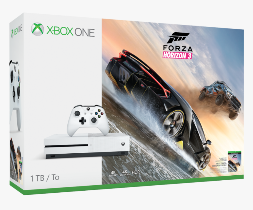 Xbox One S 500gb Forza Horizon 4 Xbox One S Forza 500gb, HD Png Download , Transparent Png Image - PNGitem
