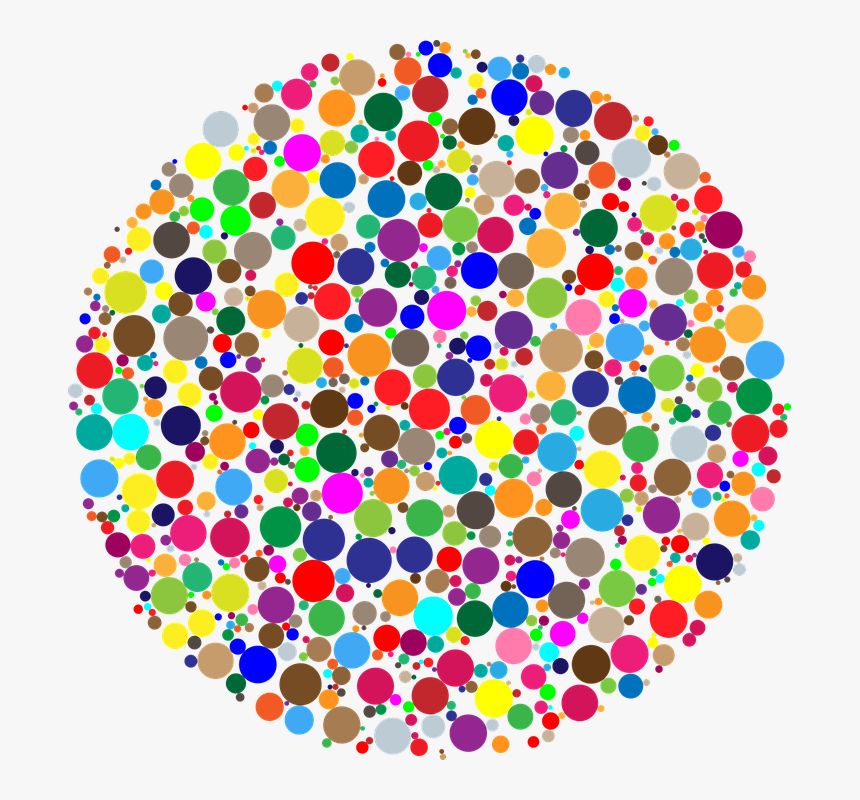 Colorful, Prismatic, Chromatic, Rainbow, Circles, Dots International