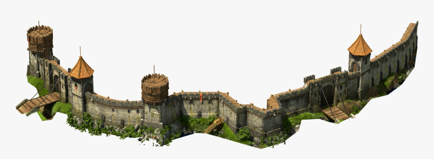 Wall Lvl 7-12 Bottom - Tribal Wars 2 Castle, HD Png Download