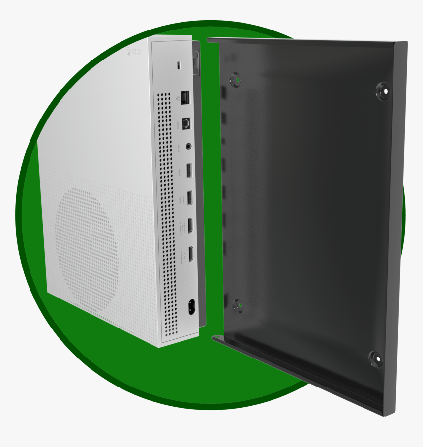 Xbox One S Wall Mount Cc - Xbox One S Wall Mount, HD Png Download