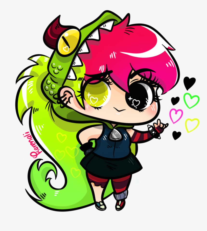 Dementia Drawing Villain Black Hat Chibi - Black Hat De Villanos, HD Png Download