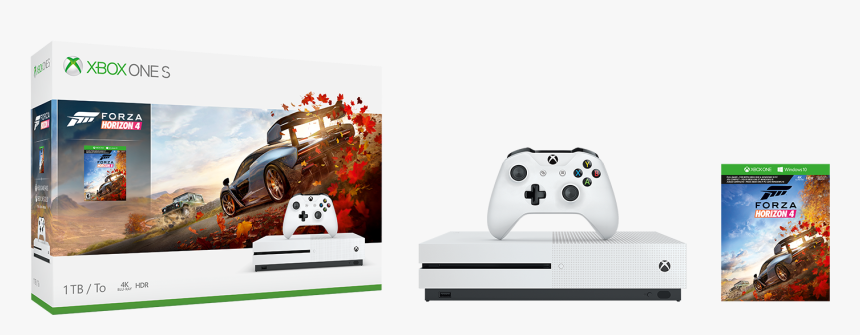 Xbox One S And Xbox One X Forza Horizon 4 Bundles - Xbox One X Forza Bundle, HD Png Download