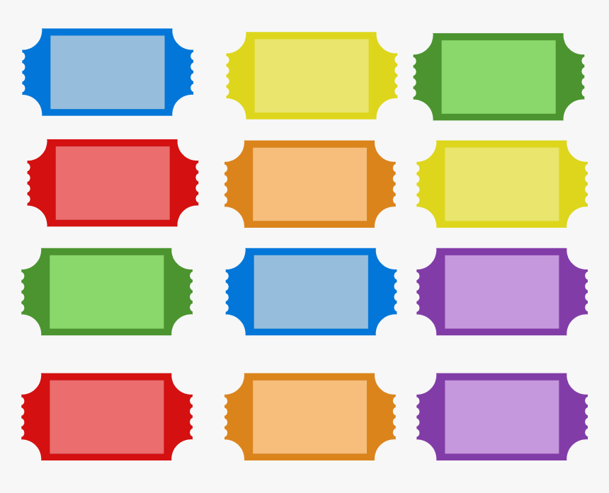 Blank Reward Ticket, HD Png Download