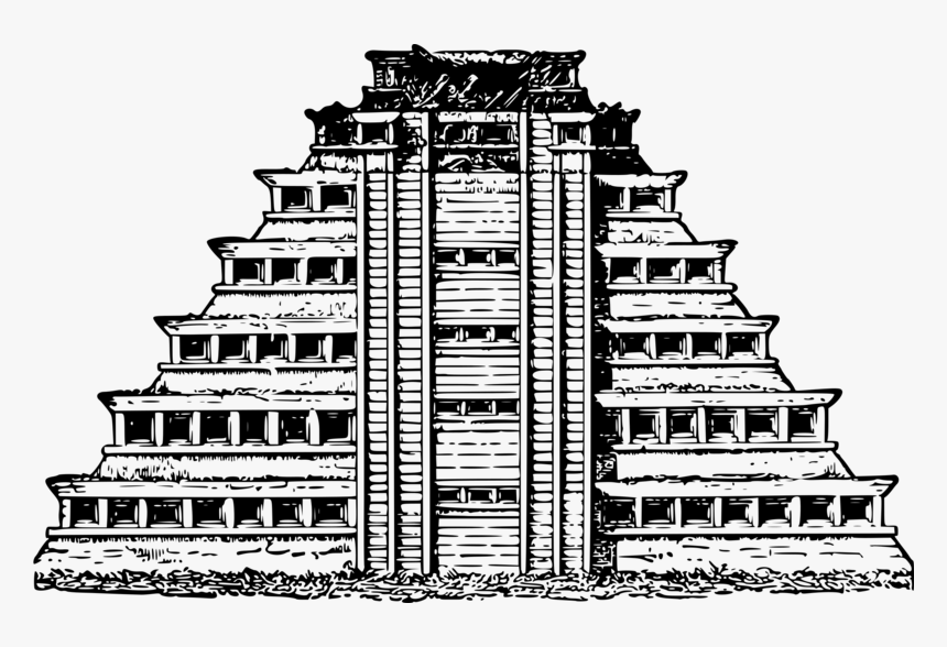 Pin Ancient Clipart Aztec Pyr - Aztec Pyramid Png, Transparent Png
