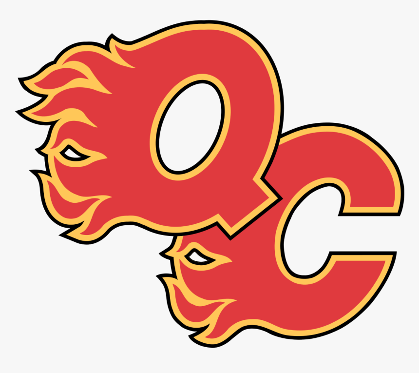 Quad City Flames Logo - Calgary Flames Logo, HD Png Download