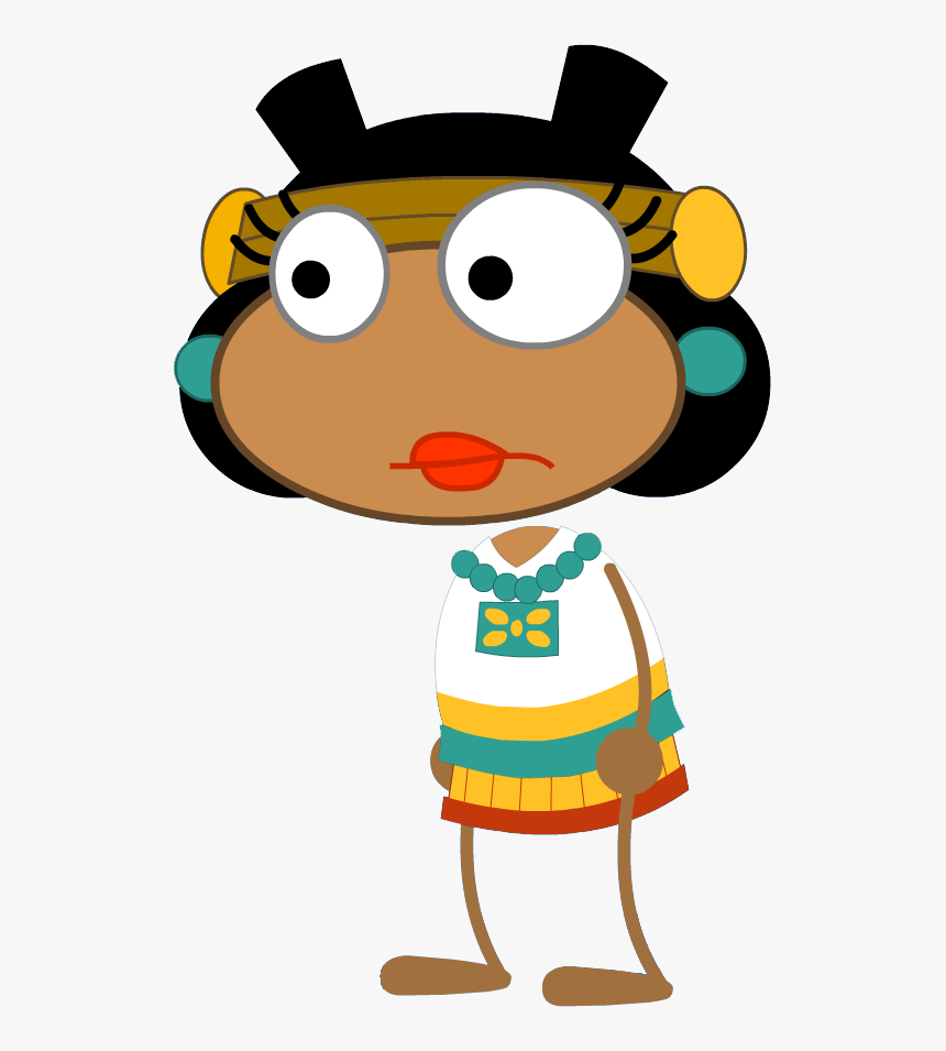 Aztecqueen - Poptropica Time Tangled Island Character, HD Png Download