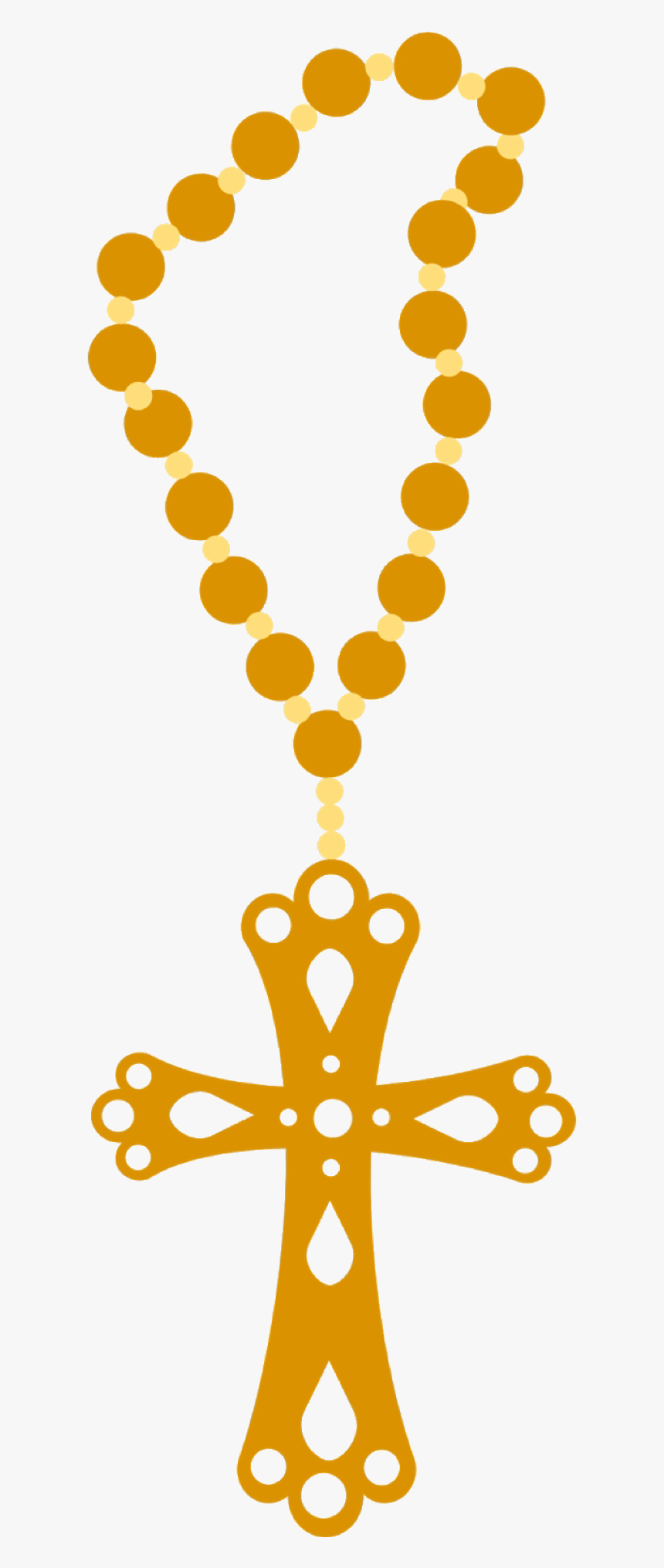 #cross #rosario #primeracomunion #freetoedit, HD Png Download