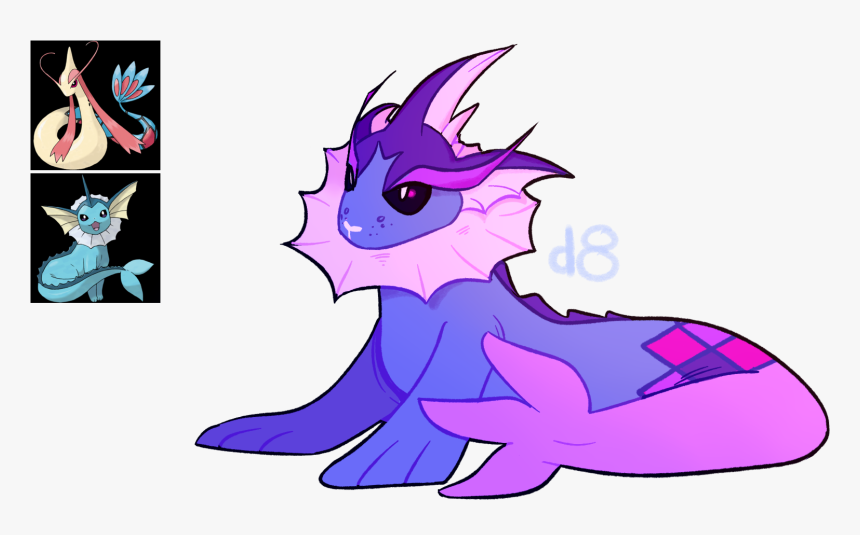 The Little Mermaid But Sharp And Purple - Cartoon, HD Png Download