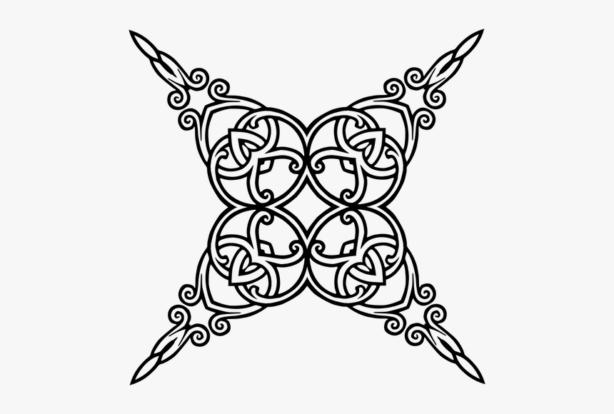 Interlocking Decorative Shape - Şekil, HD Png Download