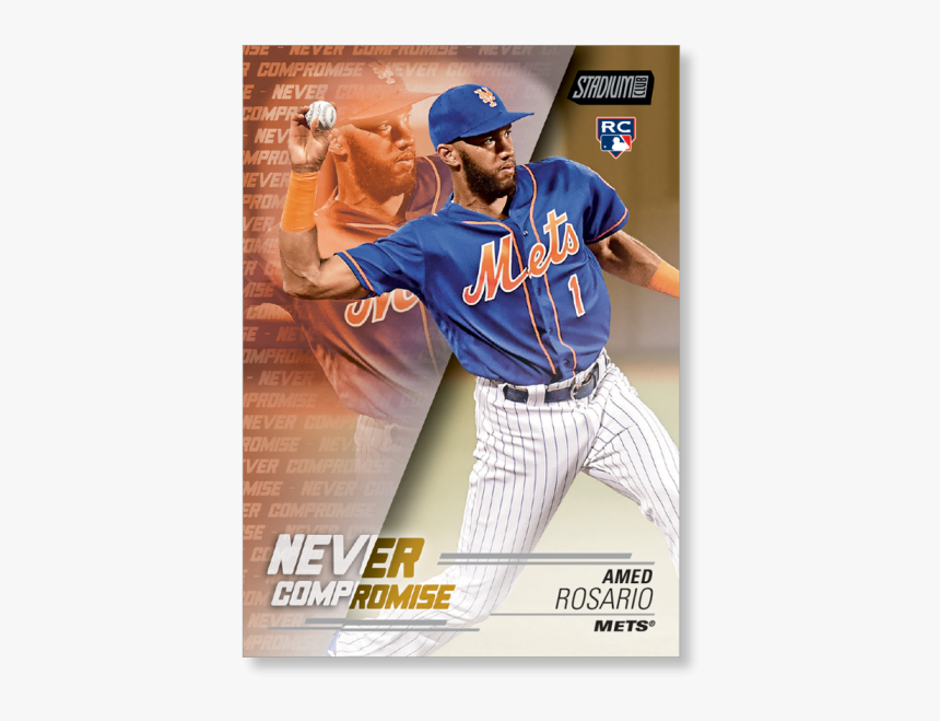 2018 Topps Baseball Stadium Club Amed Rosario Never - Light Up Gold, HD Png Download