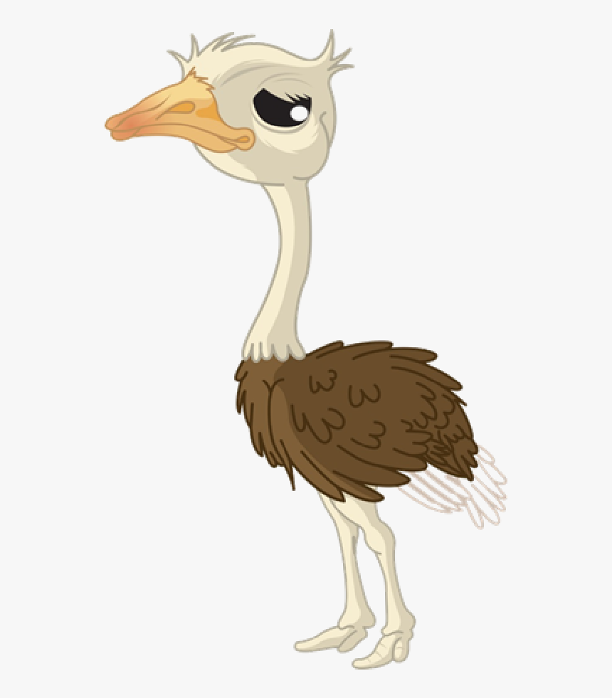 Transparent Ostrich Clipart - Ostrich, HD Png Download