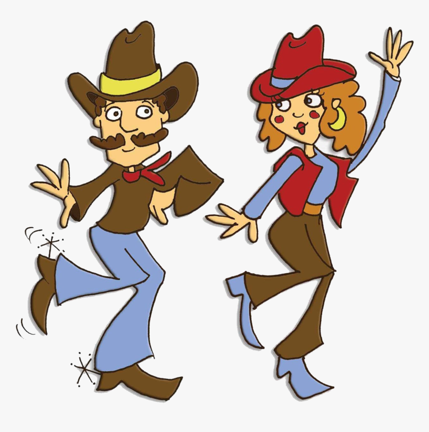 Line Dance Clipart - Line Dancing Clipart, HD Png Download
