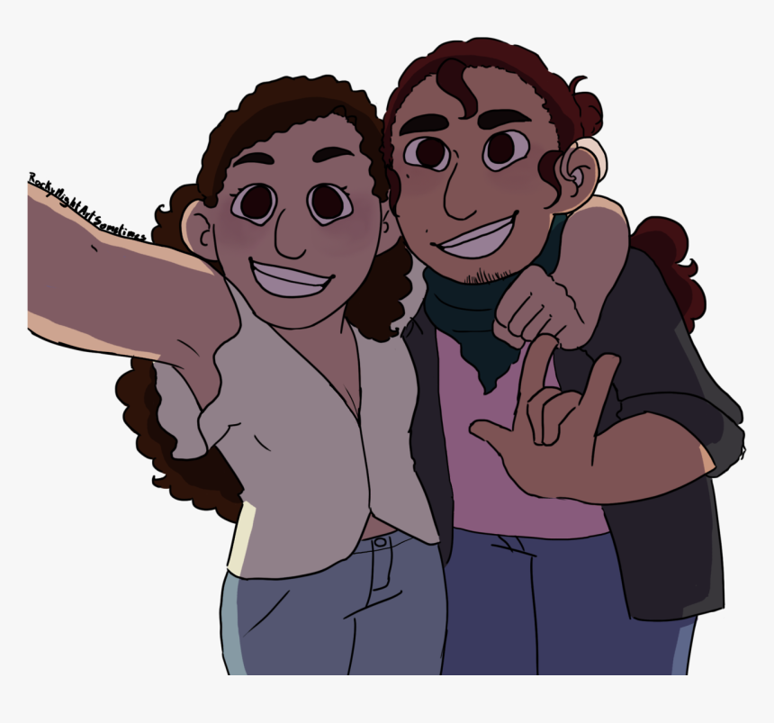 Nina And Lincoln Rosario Are Ready To Answer Your Asks - Cartoon, HD Png Download