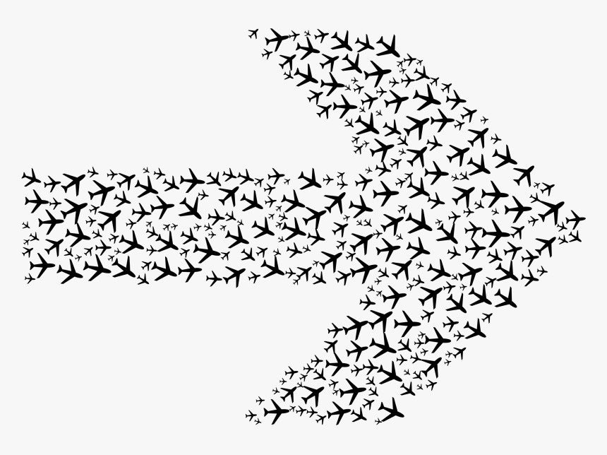 Chaotic Planes Arrow Clip Arts - Running Arrow, HD Png Download