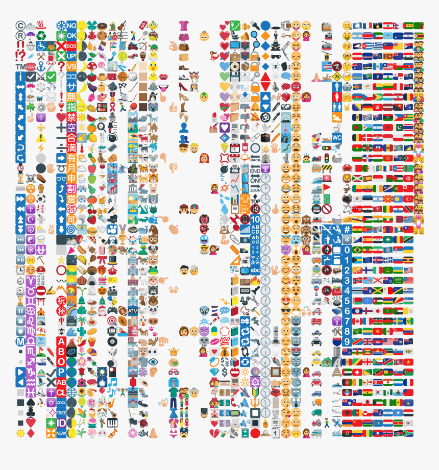 Emoji Sheet Apple 64, HD Png Download