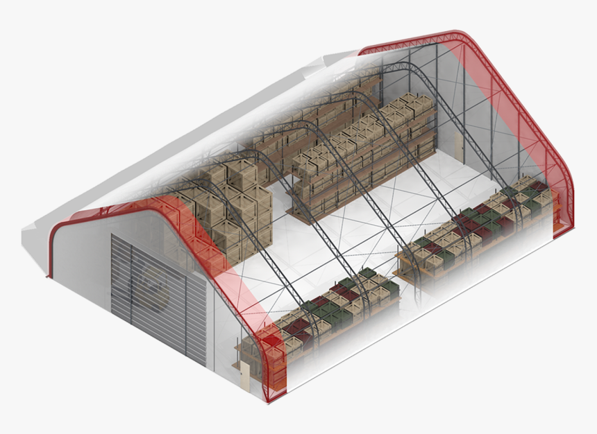 Warehousing Storage Fabric Structure - Warehouse, HD Png Download